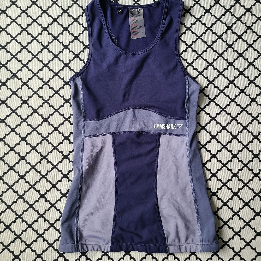 Gymshark Illusion Colorblock Racerback Tank Top Size XS